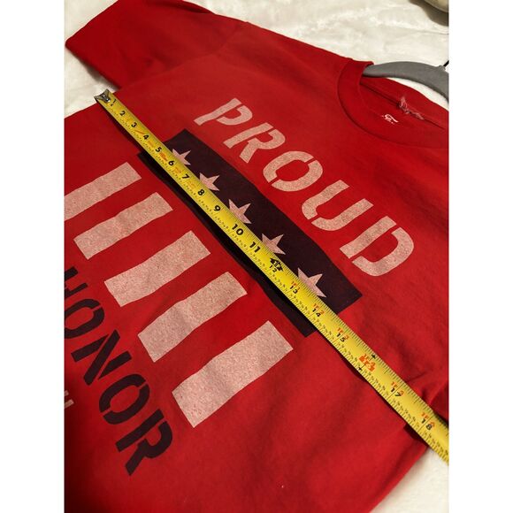 Ford Proud to Honor American Flag Mens M USA Patriotic Graphic Retro Motorsports - Picture 4 of 6